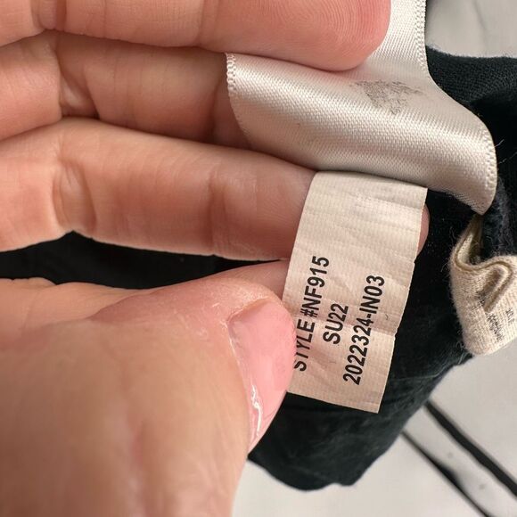 Madewell Linen-Cotton Puff-Sleeve Button Down Mini Dress Black Size 12 - Picture 9 of 12